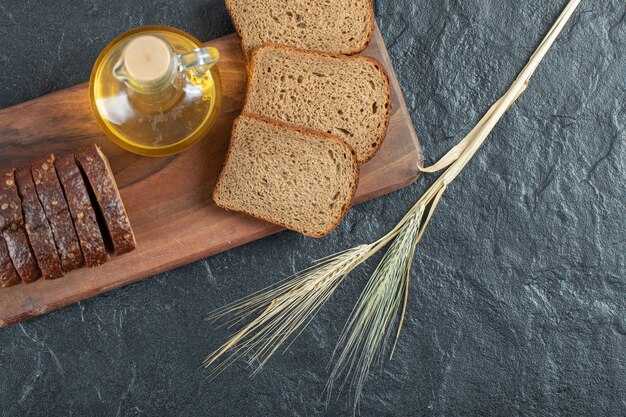 Минералы и витамины в ржаном хлебе